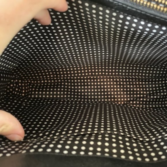 Structured Black Leather Kate Spade New York Handbag - Picture 10 of 10